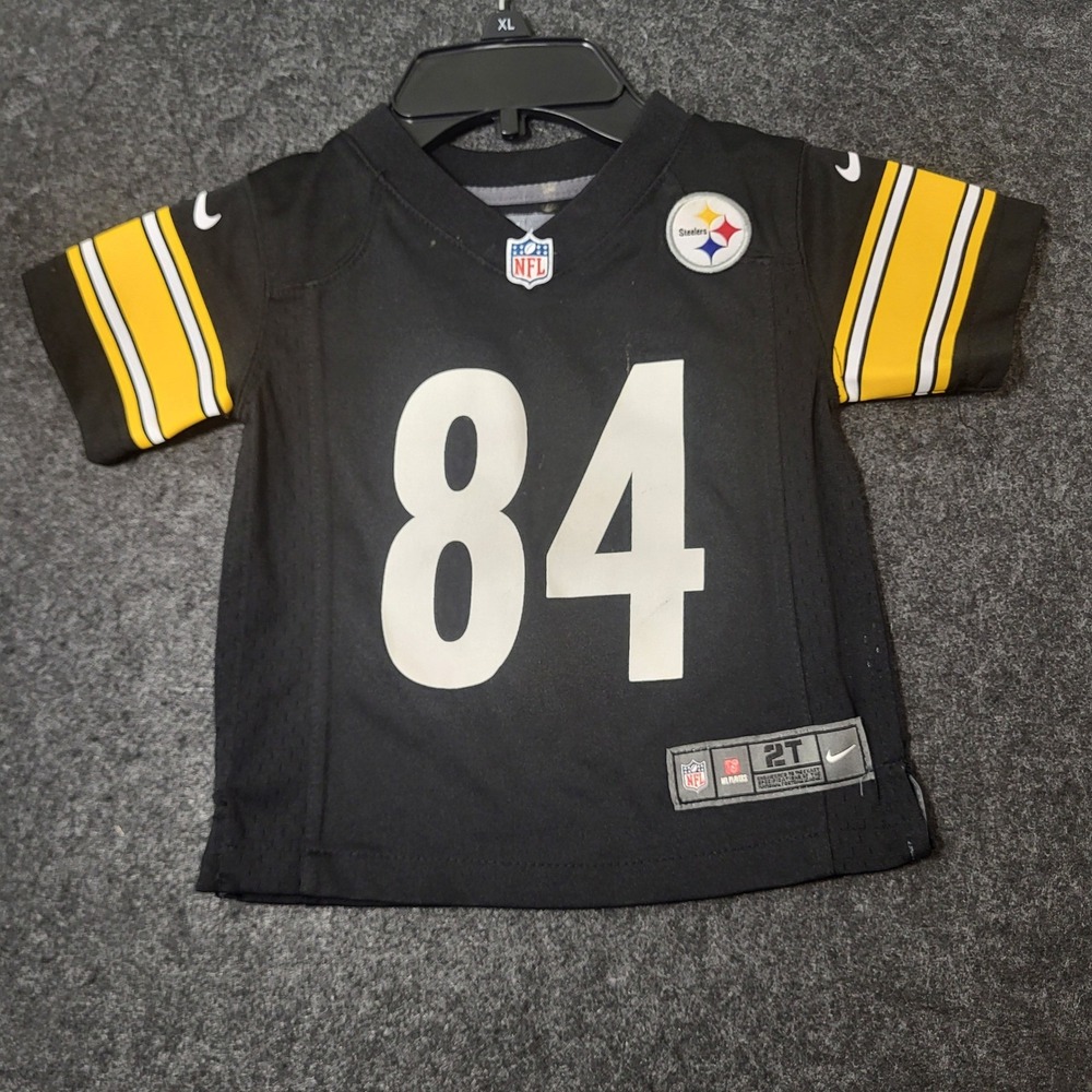 Nike Pittsburgh Steelers Antonio Brown 84 Jersey Toddler 2T Black NFL Football